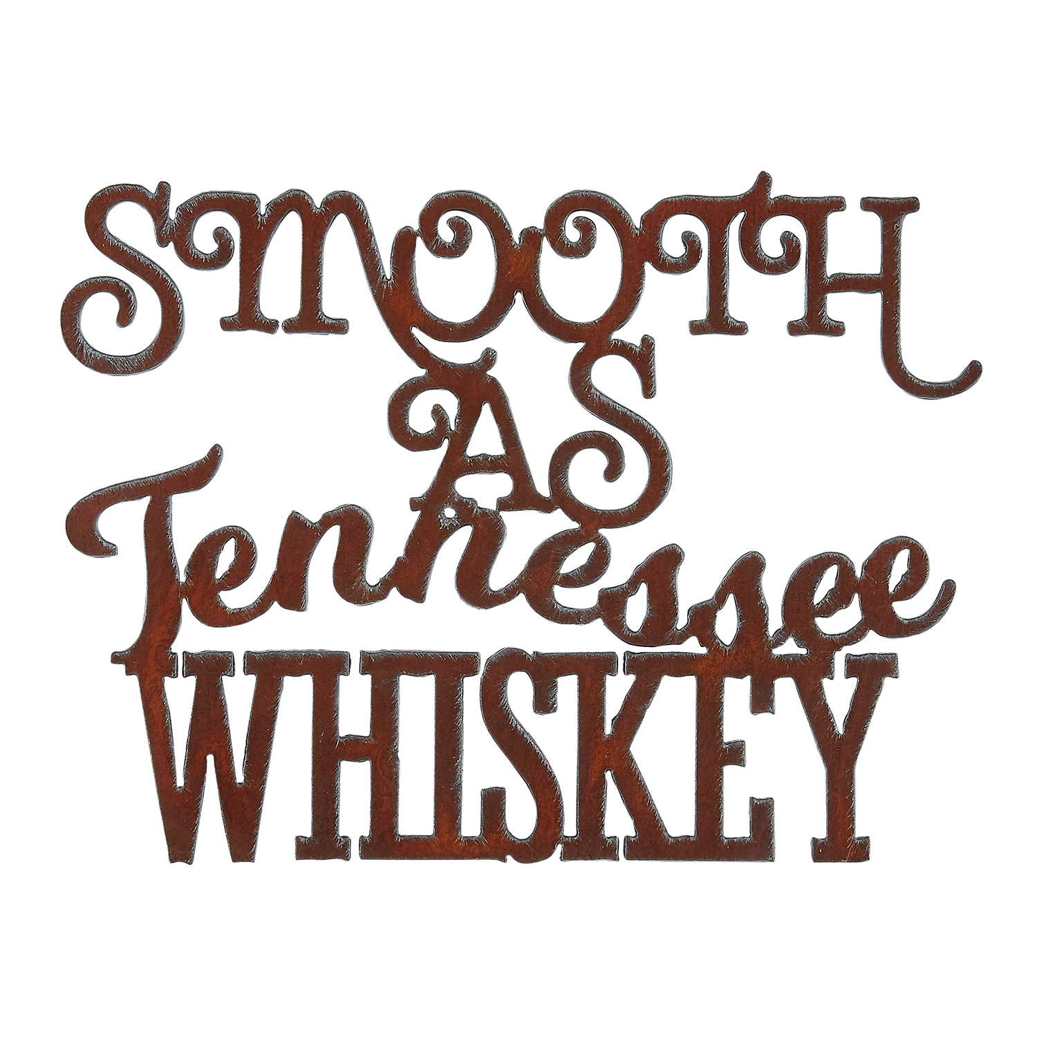 Smooth as TN Whiskey Cut-out Sign
